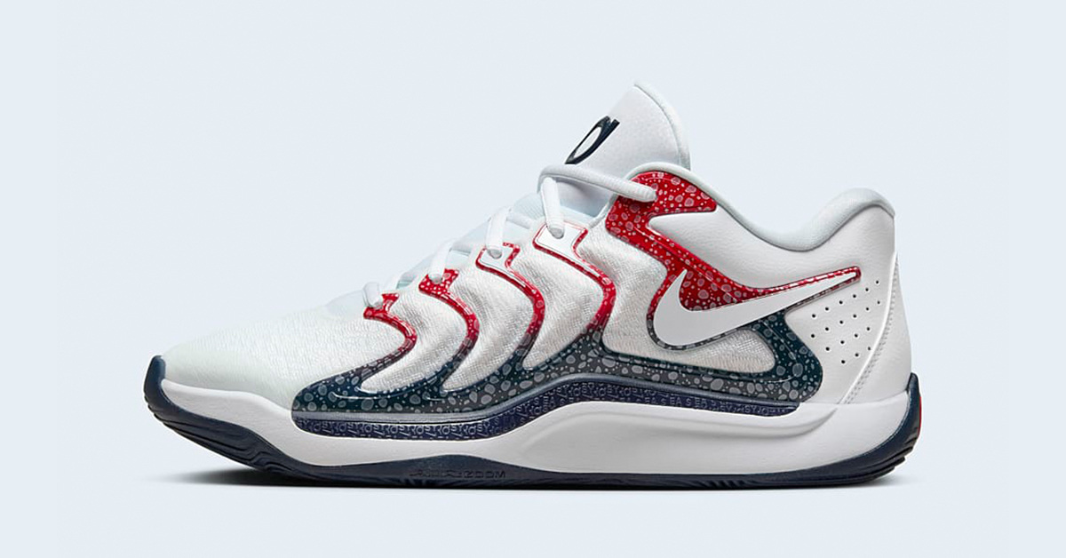 Safari-Print auf dem Nike KD 17 "USA"